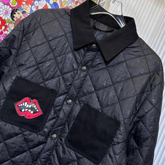 Chrome Hearts Men's Lapel Puffer Jacket - Picture 3 of 9